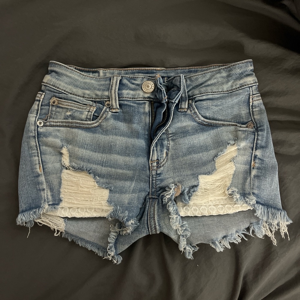 Distressed Denim Shorts for Women